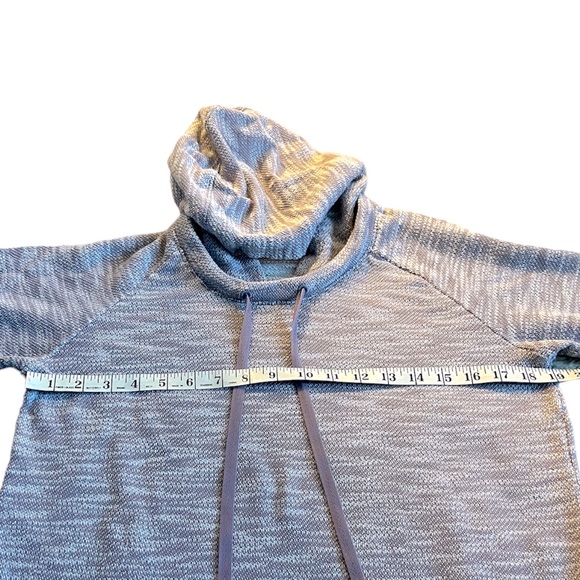 COLUMBIA Women’s Small Hooded Sweater Light Plum Knit Stretchy - Picture 5 of 6